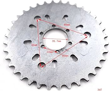 Amazon.com: JRL Wheel Sprocket 36T 36 Tooth Motorized Gas Cycle